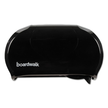 Boardwalk Standard Twin Toilet Tissue Dispenser, 13 x 8 3/4, Black R3670BKBW